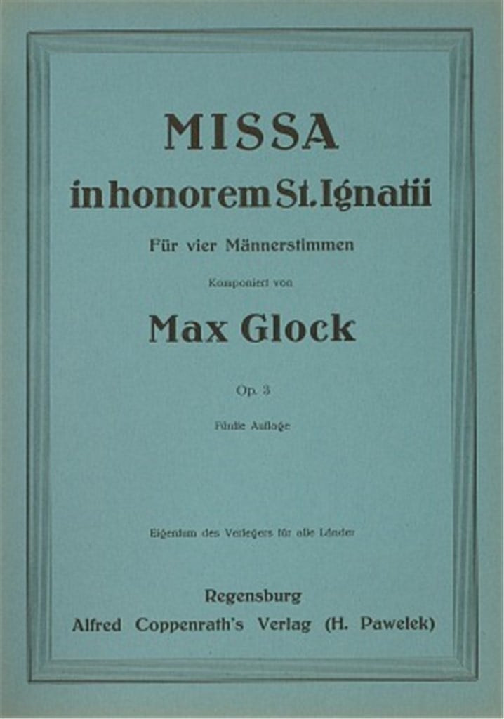 Missa in hon. St. Ignatii